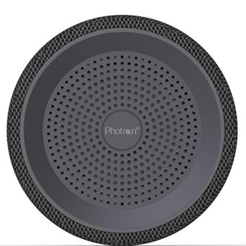 Photron P10 FAB 3W Nordic Fabric Wireless Surround Sound Super Bass Portable Bluetooth Speaker with Mic, Black Photron P10 FAB 3W Nordic Fabric Wireless Surround Sound Super Bass Portable Bluetooth Speaker with Mic, Black
