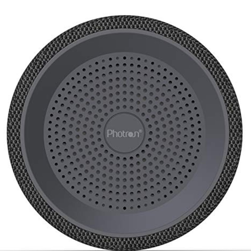 Photron P10 FAB 3W Nordic Fabric Wireless Surround Sound Super Bass Portable Bluetooth Speaker with Mic, Black Photron P10 FAB 3W Nordic Fabric Wireless Surround Sound Super Bass Portable Bluetooth Speaker with Mic, Black