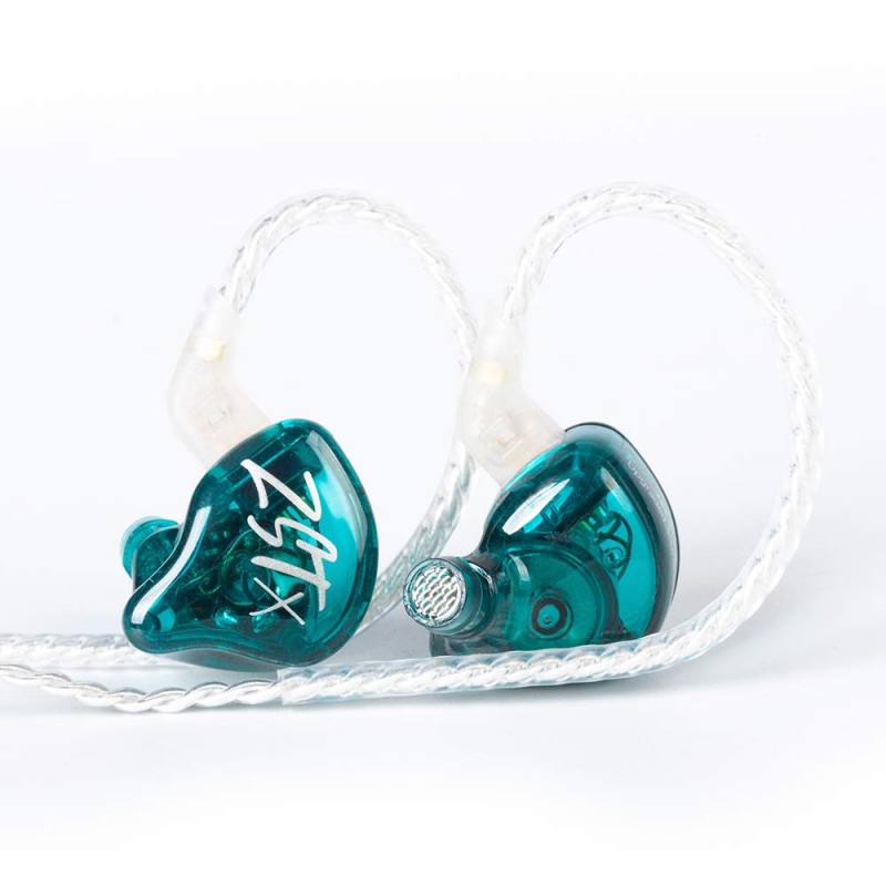 Yinyoo KZ ZSTX Earphones Wired with Microphone Hybrid 1BA+1DD in Ear Monitor Earbuds Balance Armature with Dynamic in-Ear Earphone Headphones HiFi Headset(with mic, Cyan) Yinyoo KZ ZSTX Earphones Wired with Microphone Hybrid 1BA+1DD in Ear Monitor Earbuds Balance Armature with Dynamic in-Ear Earphone Headphones HiFi Headset(with mic, Cyan)
