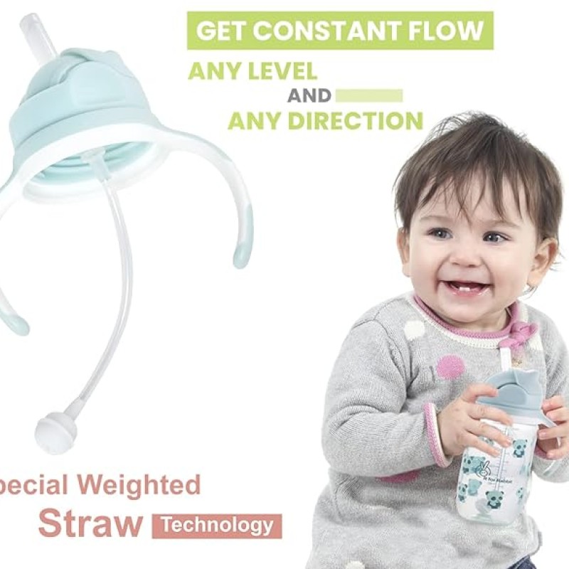 R for Rabbit Premium Bubble Baby Sipper |10 fl oz | Anti Spill Sippy Cup with Soft Silicone Straw BPA Free & Non Toxic for Baby/Kids of 9+ Months - (300 ml Blue) R for Rabbit Premium Bubble Baby Sipper |10 fl oz | Anti Spill Sippy Cup with Soft Silicone Straw BPA Free & Non Toxic for Baby/Kids of 9+ Months - (300 ml Blue)