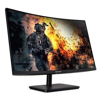AOPEN 27HC5R Pbiipx 27" 1500R Curved Full HD (1920 x 1080) VA Gaming Monitor with AMD Radeon FREESYNC Premium Technology, 165Hz (Display Port & 2 x HDMI Ports), Black AOPEN 27HC5R Pbiipx 27" 1500R Curved Full HD (1920 x 1080) VA Gaming Monitor with AMD Radeon FREESYNC Premium Technology, 165Hz (Display Port & 2 x HDMI Ports), Black