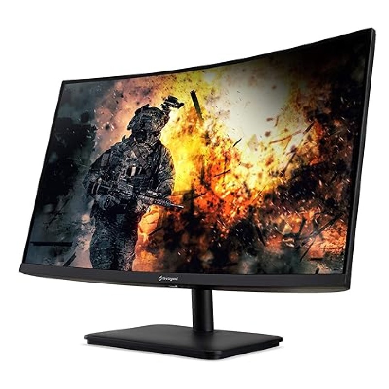 AOPEN 27HC5R Pbiipx 27" 1500R Curved Full HD (1920 x 1080) VA Gaming Monitor with AMD Radeon FREESYNC Premium Technology, 165Hz (Display Port & 2 x HDMI Ports), Black AOPEN 27HC5R Pbiipx 27" 1500R Curved Full HD (1920 x 1080) VA Gaming Monitor with AMD Radeon FREESYNC Premium Technology, 165Hz (Display Port & 2 x HDMI Ports), Black