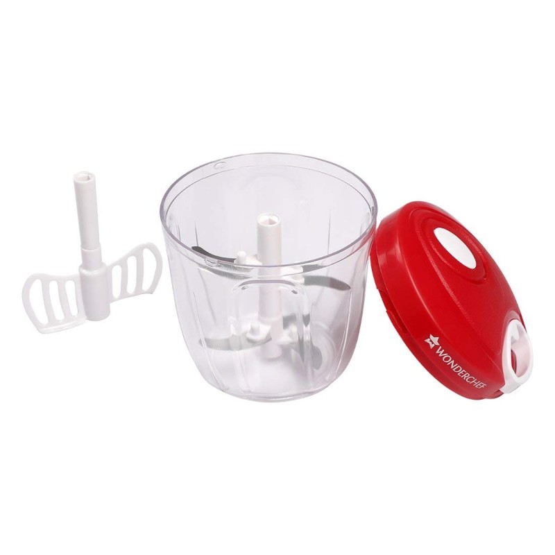 Wonderchef Jumbo String Vegetable Chopper & Whipper | Vegetable Cutter | Dip Whipper | Anti Slip | 5 Stainless Steel Blades Wonderchef Jumbo String Vegetable Chopper & Whipper | Vegetable Cutter | Dip Whipper | Anti Slip | 5 Stainless Steel Blades