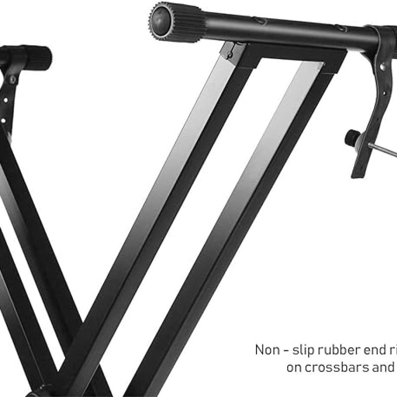 Juarez JAK200 Electronic Piano Keyboard X-Type Universal Keyboard Instrument Double-Braced X-Style Stand, Piano Keyboard Stand with Locking Straps, ASSEMBLY REQUIRED Juarez JAK200 Electronic Piano Keyboard X-Type Universal Keyboard Instrument Double-Braced X-Style Stand, Piano Keyboard Stand with Locking Straps, ASSEMBLY REQUIRED