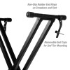 Juarez JAK200 Electronic Piano Keyboard X-Type Universal Keyboard Instrument Double-Braced X-Style Stand, Piano Keyboard Stand with Locking Straps, ASSEMBLY REQUIRED Juarez JAK200 Electronic Piano Keyboard X-Type Universal Keyboard Instrument Double-Braced X-Style Stand, Piano Keyboard Stand with Locking Straps, ASSEMBLY REQUIRED