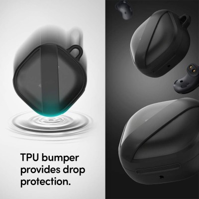 CYRILL by Spigen Galaxy Buds Live/Galaxy Buds Pro Cover Case Color Brick Collection PU and PC Dual Protection Hard Cover Designed for Galaxy Buds Live Case (2020) / Galaxy Buds Pro (2021) - Black CYRILL by Spigen Galaxy Buds Live/Galaxy Buds Pro Cover Case Color Brick Collection PU and PC Dual Protection Hard Cover Designed for Galaxy Buds Live Case (2020) / Galaxy Buds Pro (2021) - Black