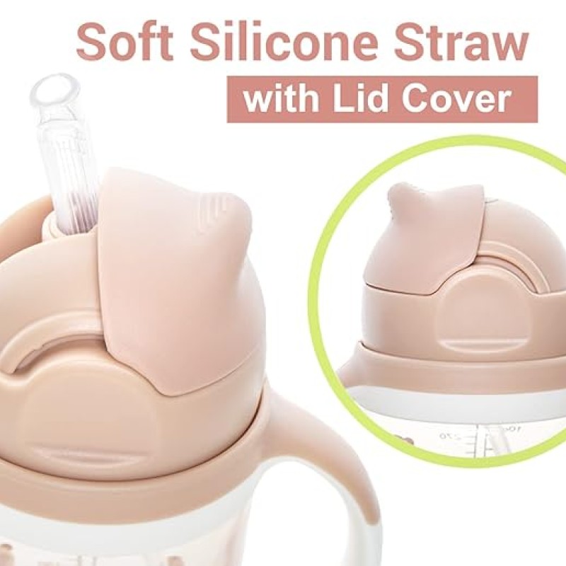 R for Rabbit Premium Bubble Baby Sipper |10 fl oz | Anti Spill Sippy Cup with Soft Silicone Straw BPA Free & Non Toxic for Baby/Kids of 9+ Months - (300 ml Beige) R for Rabbit Premium Bubble Baby Sipper |10 fl oz | Anti Spill Sippy Cup with Soft Silicone Straw BPA Free & Non Toxic for Baby/Kids of 9+ Months - (300 ml Beige)