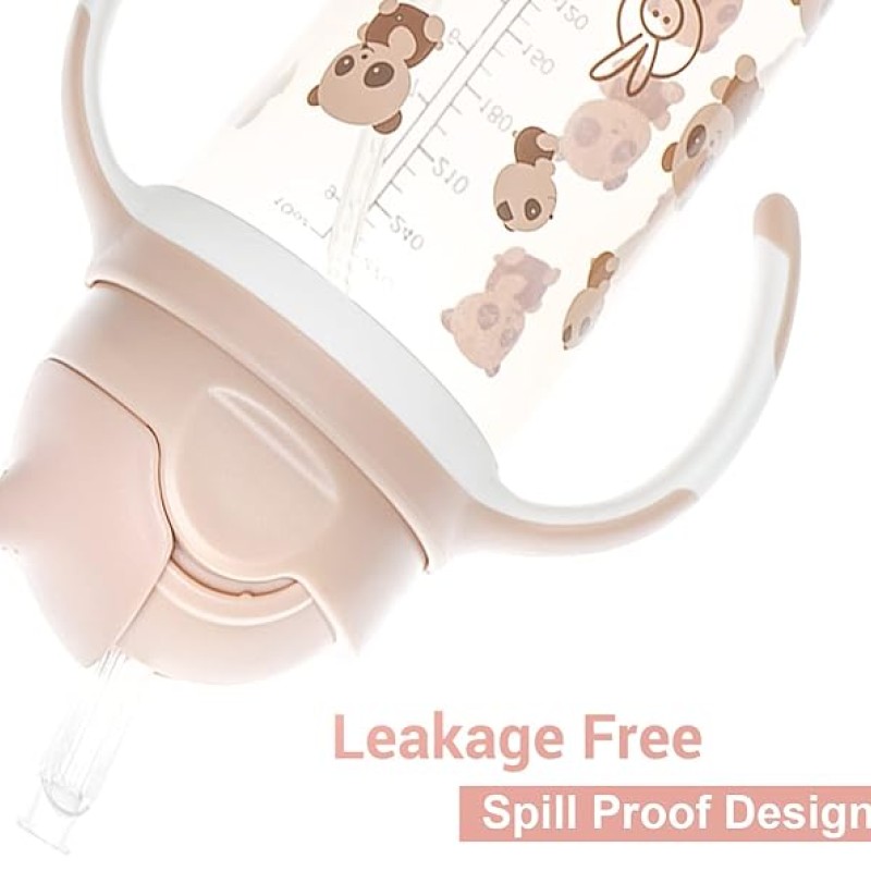 R for Rabbit Premium Bubble Baby Sipper |10 fl oz | Anti Spill Sippy Cup with Soft Silicone Straw BPA Free & Non Toxic for Baby/Kids of 9+ Months - (300 ml Beige) R for Rabbit Premium Bubble Baby Sipper |10 fl oz | Anti Spill Sippy Cup with Soft Silicone Straw BPA Free & Non Toxic for Baby/Kids of 9+ Months - (300 ml Beige)