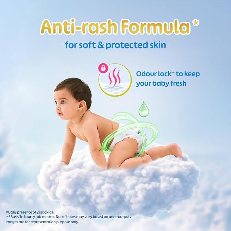 Little's Premium Baby Diapers L Size (Large) Pants Style | 9-14 kg | 30 Count - Pack of 1 | CottonSoft Baby Diaper with Leakage Guard, Wetness Indicator & 12 Hours Absorption Little's Premium Baby Diapers L Size (Large) Pants Style | 9-14 kg | 30 Count - Pack of 1 | CottonSoft Baby Diaper with Leakage Guard, Wetness Indicator & 12 Hours Absorption