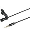 JUAREZ JRM50 Lavalier Microphone Lav Mic Auxiliary Omnidirectional Condenser Clip Mic, 2 M/6.5 Feet TPE Cable (Black) JUAREZ JRM50 Lavalier Microphone Lav Mic Auxiliary Omnidirectional Condenser Clip Mic, 2 M/6.5 Feet TPE Cable (Black)