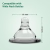 LuvLap Anti-Colic Natura Flo Teat/Nipple for Wide Neck Bottle,4pcs Slow Flow, 0m+, Made of Soft & Flexible Silicone, Ergonomic shape, Mimics breastfeeding, leak proof, BPA Free, comes with sturdy base LuvLap Anti-Colic Natura Flo Teat/Nipple for Wide Neck Bottle,4pcs Slow Flow, 0m+, Made of Soft & Flexible Silicone, Ergonomic shape, Mimics breastfeeding, leak proof, BPA Free, comes with sturdy base