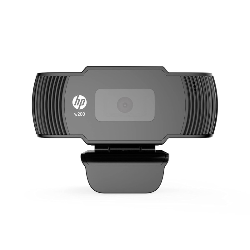 HP w200 HD 720P 30 FPS Digital Webcam with Built-in Mic, Plug and Play Setup, Wide-Angle View for Video Calling on Skype, Zoom, Microsoft Teams and Apps (20L58AA, Black) HP w200 HD 720P 30 FPS Digital Webcam with Built-in Mic, Plug and Play Setup, Wide-Angle View for Video Calling on Skype, Zoom, Microsoft Teams and Apps (20L58AA, Black)
