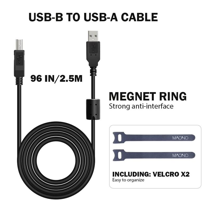 MAONO AU-PM421 Large Diaphragm Condenser USB Unidirectional Microphone, Professional Studio Recording Mic with 1-Touch Mute and Mic Gain Knob for Pc, Singing, Podcast, Gaming, YouTube (Black) MAONO AU-PM421 Large Diaphragm Condenser USB Unidirectional Microphone, Professional Studio Recording Mic with 1-Touch Mute and Mic Gain Knob for Pc, Singing, Podcast, Gaming, YouTube (Black)