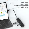 CableCreation USB-C 7-in-1 Multiport Adapter Type C Dongle to HDMI 4K@60Hz, 2 USB 3.0 Ports, Gigabit Ethernet, SD/TF Cards Reader Converter for Galaxy S22 Ultra, MacBook Pro/Air 2020, iPad Pro, XPS CableCreation USB-C 7-in-1 Multiport Adapter Type C Dongle to HDMI 4K@60Hz, 2 USB 3.0 Ports, Gigabit Ethernet, SD/TF Cards Reader Converter for Galaxy S22 Ultra, MacBook Pro/Air 2020, iPad Pro, XPS
