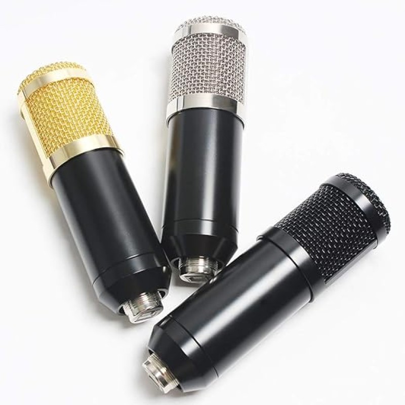 Powerpak BM-800 USB Condenser Microphone Kit for Gaming, Podcast, LiveStreaming, YouTube Recording Plug & Play with Scissor Stand Pop Filter USB Cable Foam Cap and Shock Mount (Black) Powerpak BM-800 USB Condenser Microphone Kit for Gaming, Podcast, LiveStreaming, YouTube Recording Plug & Play with Scissor Stand Pop Filter USB Cable Foam Cap and Shock Mount (Black)