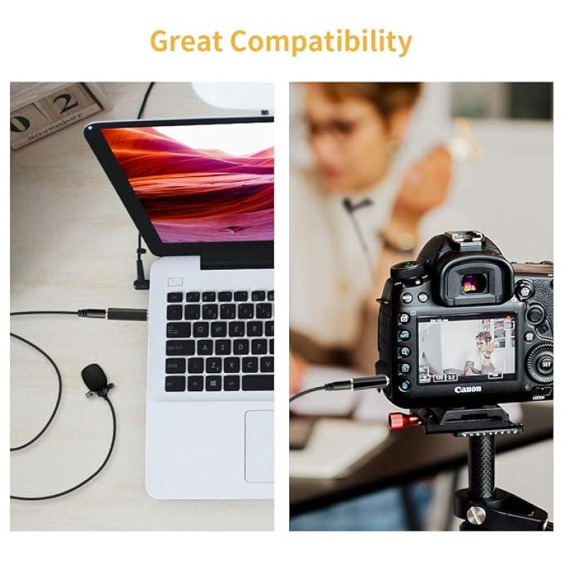 MAONO AU-600 4 Pin TRRS Male to 3 Pin TRS 3.5mm Female Lavalier Auxiliary Microphones Adapter (Black) MAONO AU-600 4 Pin TRRS Male to 3 Pin TRS 3.5mm Female Lavalier Auxiliary Microphones Adapter (Black)