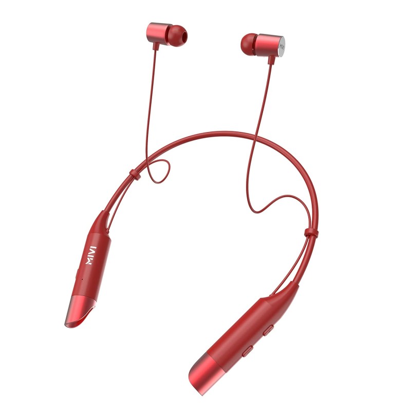 Mivi Collar Wireless Bluetooth 5.0 Neckband in Ear Earphones with Mic Bluetooth Headset Wireless with Stereo Sound, Booming Bass, Long Battery Life, Voice Assistant and IPX4 Sweat Proof Mivi Collar Wireless Bluetooth 5.0 Neckband in Ear Earphones with Mic Bluetooth Headset Wireless with Stereo Sound, Booming Bass, Long Battery Life, Voice Assistant and IPX4 Sweat Proof