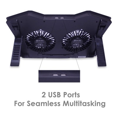Live Tech Storm Pro LED Laptop Cooling Pad for 15.6" to 17.3" Notebooks, Metal Body, Mutiple Stand,Adjustable,2 Big Fast Turbo Speed Fans (Storm Pro) Live Tech Storm Pro LED Laptop Cooling Pad for 15.6" to 17.3" Notebooks, Metal Body, Mutiple Stand,Adjustable,2 Big Fast Turbo Speed Fans (Storm Pro)