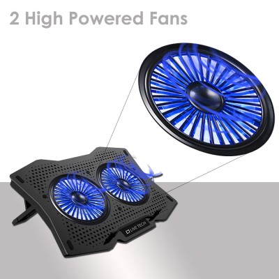 Live Tech Storm Pro LED Laptop Cooling Pad for 15.6" to 17.3" Notebooks, Metal Body, Mutiple Stand,Adjustable,2 Big Fast Turbo Speed Fans (Storm Pro) Live Tech Storm Pro LED Laptop Cooling Pad for 15.6" to 17.3" Notebooks, Metal Body, Mutiple Stand,Adjustable,2 Big Fast Turbo Speed Fans (Storm Pro)