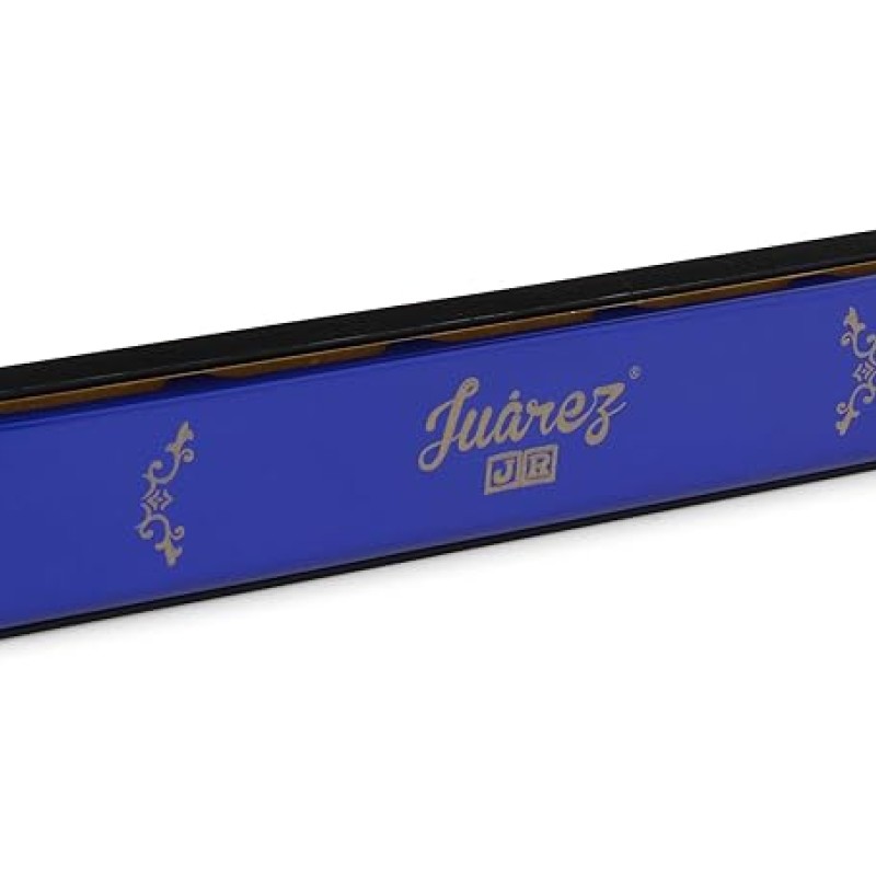 JUAREZ Junior JJ24HB 24 Holes Harmonica Key of C Scale | Mouth Organ | Cover - Aluminium | Comb - Abs | Reed – Brass JUAREZ Junior JJ24HB 24 Holes Harmonica Key of C Scale | Mouth Organ | Cover - Aluminium | Comb - Abs | Reed – Brass
