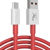 Wayona Dash Charging Cable Type C Warp Cable 3FT 5V 4A Fast Charge Data Cable for OnePlus 7, OnePlus 6T/ 6, OnePlus 5T/ 5, OnePlus 3T/ 3 (Classic Dash 3FT, Red) Wayona Dash Charging Cable Type C Warp Cable 3FT 5V 4A Fast Charge Data Cable for OnePlus 7, OnePlus 6T/ 6, OnePlus 5T/ 5, OnePlus 3T/ 3 (Classic Dash 3FT, Red)