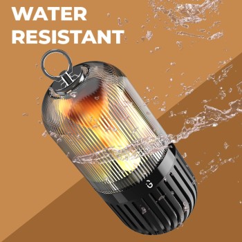 iGear BeDazzle Flame Lamp Wireless Bluetooth Portable Speaker 5 Watts, Rechargeable, Fire Flame Atmosphere Effect HD Stereo (Black), 1 Year Free Replacement Warranty iGear BeDazzle Flame Lamp Wireless Bluetooth Portable Speaker 5 Watts, Rechargeable, Fire Flame Atmosphere Effect HD Stereo (Black), 1 Year Free Replacement Warranty