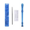 JUAREZ JRF100BL Claró Descant German Style 8 Holes Soprano Recorder Flute with Cleaning Rod Suitable for School Ensembles | Home Practice | Music Classes | Gift, Blue with Cleaning Rod & Case JUAREZ JRF100BL Claró Descant German Style 8 Holes Soprano Recorder Flute with Cleaning Rod Suitable for School Ensembles | Home Practice | Music Classes | Gift, Blue with Cleaning Rod & Case