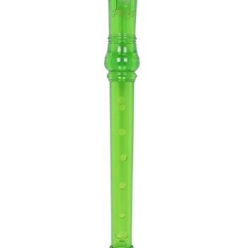 JUAREZ JRF100GR Claró Descant German Style 8 Holes Soprano Recorder Flute with Cleaning Rod Suitable for School Ensembles | Home Practice | Music Classes | Gift, Green with Cleaning Rod & Case