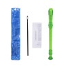 JUAREZ JRF100GR Claró Descant German Style 8 Holes Soprano Recorder Flute with Cleaning Rod Suitable for School Ensembles | Home Practice | Music Classes | Gift, Green with Cleaning Rod & Case JUAREZ JRF100GR Claró Descant German Style 8 Holes Soprano Recorder Flute with Cleaning Rod Suitable for School Ensembles | Home Practice | Music Classes | Gift, Green with Cleaning Rod & Case