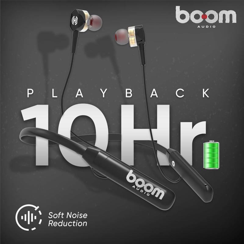 Boomaudio Boom - Duos Bluetooth Wireless in Ear Earphones with Mic (Black) Boomaudio Boom - Duos Bluetooth Wireless in Ear Earphones with Mic (Black)