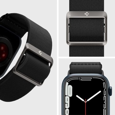 Spigen Lite Fit Fabric Strap for Apple Watch Series 7 (41mm), Series 6/SE/5/4 (40mm) and Series 3/2/1 (38mm) Spigen Lite Fit Fabric Strap for Apple Watch Series 7 (41mm), Series 6/SE/5/4 (40mm) and Series 3/2/1 (38mm)