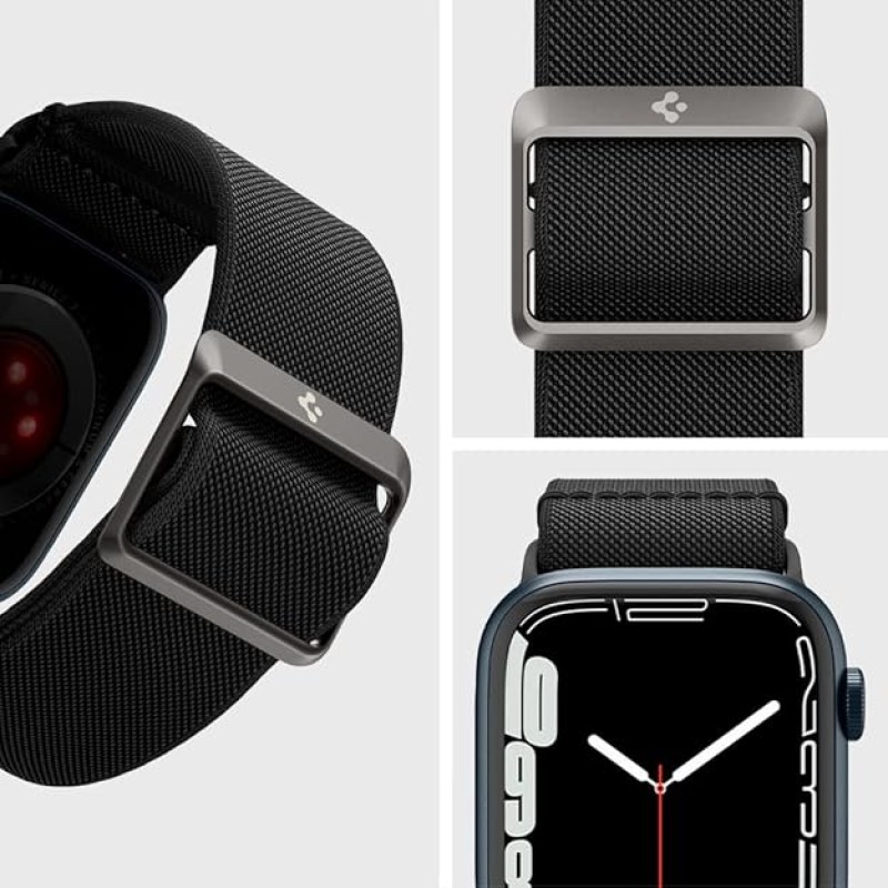 Spigen Lite Fit Fabric Strap for Apple Watch Series 7 (41mm), Series 6/SE/5/4 (40mm) and Series 3/2/1 (38mm) Spigen Lite Fit Fabric Strap for Apple Watch Series 7 (41mm), Series 6/SE/5/4 (40mm) and Series 3/2/1 (38mm)