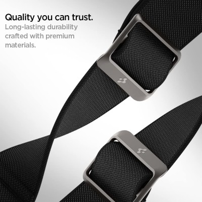 Spigen Lite Fit Fabric Strap For Apple Watch Strap (42Mm, 44Mm, 45Mm, 49Mm) - Black (Watch Not Included), 34.3 mm Spigen Lite Fit Fabric Strap For Apple Watch Strap (42Mm, 44Mm, 45Mm, 49Mm) - Black (Watch Not Included), 34.3 mm