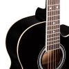 JUAREZ Arpeggio 99.06 cm (39 Inch) Acoustic Guitar Kit, Spruce Top, Rosewood Fretboard & Bridge, Truss Rod, Chrome Die Cast Machine Tuners, Black JUAREZ Arpeggio 99.06 cm (39 Inch) Acoustic Guitar Kit, Spruce Top, Rosewood Fretboard & Bridge, Truss Rod, Chrome Die Cast Machine Tuners, Black