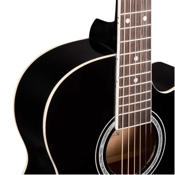 JUAREZ Arpeggio 99.06 cm (39 Inch) Acoustic Guitar Kit, Spruce Top, Rosewood Fretboard & Bridge, Truss Rod, Chrome Die Cast Machine Tuners, Black JUAREZ Arpeggio 99.06 cm (39 Inch) Acoustic Guitar Kit, Spruce Top, Rosewood Fretboard & Bridge, Truss Rod, Chrome Die Cast Machine Tuners, Black