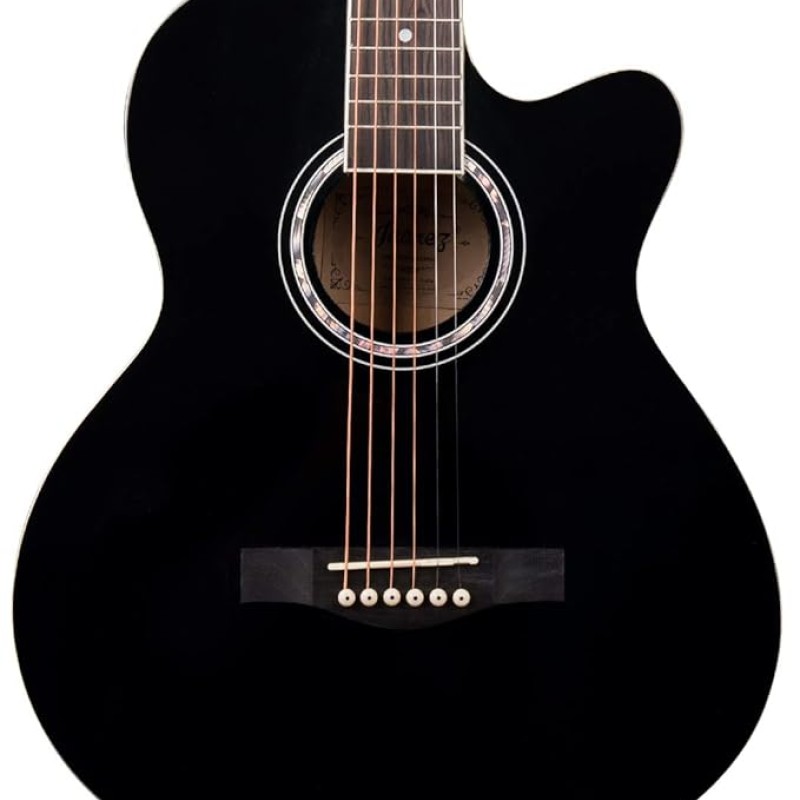 JUAREZ Arpeggio 99.06 cm (39 Inch) Acoustic Guitar Kit, Spruce Top, Rosewood Fretboard & Bridge, Truss Rod, Chrome Die Cast Machine Tuners, Black JUAREZ Arpeggio 99.06 cm (39 Inch) Acoustic Guitar Kit, Spruce Top, Rosewood Fretboard & Bridge, Truss Rod, Chrome Die Cast Machine Tuners, Black