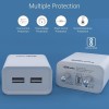 Portronics Adapto 66 2.4A 12w Dual USB Port 5V/2.4A Wall Charger,Comes with 1M Micro USB Cable, USB Wall Charger Adapter for iPhone 11/Xs/XS Max/XR/X/8/7/6/Plus(White) Portronics Adapto 66 2.4A 12w Dual USB Port 5V/2.4A Wall Charger,Comes with 1M Micro USB Cable, USB Wall Charger Adapter for iPhone 11/Xs/XS Max/XR/X/8/7/6/Plus(White)
