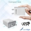 Portronics Adapto 66 2.4A 12w Dual USB Port 5V/2.4A Wall Charger,Comes with 1M Micro USB Cable, USB Wall Charger Adapter for iPhone 11/Xs/XS Max/XR/X/8/7/6/Plus(White) Portronics Adapto 66 2.4A 12w Dual USB Port 5V/2.4A Wall Charger,Comes with 1M Micro USB Cable, USB Wall Charger Adapter for iPhone 11/Xs/XS Max/XR/X/8/7/6/Plus(White)