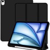 Robustrion Case Cover for iPad Air 11 inch Cover M2 / iPad Air 5th Generation Cover/iPad Air 4th Generation with [Pencil Holder] for iPad Air 11 inch 6th Generation/iPad Air 4 10.9 inch - Black