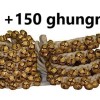 UAPAN Ghungroo White Cotton String (150+150_1.4 CM, Pair) UAPAN Ghungroo White Cotton String (150+150_1.4 CM, Pair)