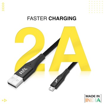 FLiX (Beetel) USB to Lightning Nylon Braided Data Sync & 2A Fast Charging Cable, Made in India, 480Mbps Data Sync, Super strong & Durable Nylon Cable, 1 Meter Long USB Cable (Black)(XCD-L103) FLiX (Beetel) USB to Lightning Nylon Braided Data Sync & 2A Fast Charging Cable, Made in India, 480Mbps Data Sync, Super strong & Durable Nylon Cable, 1 Meter Long USB Cable (Black)(XCD-L103)