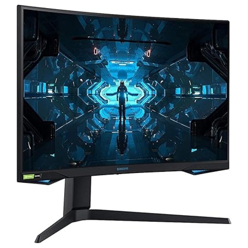 Samsung 32-inch(80cm) Odyssey G7 Gaming, 240 Hz, 1ms, 2K, Curved Monitor, HAS, WQHD, QLED, HDR600, G-Sync Compatible, 2560 x 1440 Pixels (LC32G75TQSWXXL, Black) Samsung 32-inch(80cm) Odyssey G7 Gaming, 240 Hz, 1ms, 2K, Curved Monitor, HAS, WQHD, QLED, HDR600, G-Sync Compatible, 2560 x 1440 Pixels (LC32G75TQSWXXL, Black)