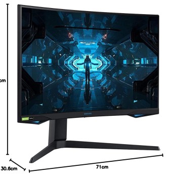 Samsung 32-inch(80cm) Odyssey G7 Gaming, 240 Hz, 1ms, 2K, Curved Monitor, HAS, WQHD, QLED, HDR600, G-Sync Compatible, 2560 x 1440 Pixels (LC32G75TQSWXXL, Black) Samsung 32-inch(80cm) Odyssey G7 Gaming, 240 Hz, 1ms, 2K, Curved Monitor, HAS, WQHD, QLED, HDR600, G-Sync Compatible, 2560 x 1440 Pixels (LC32G75TQSWXXL, Black)
