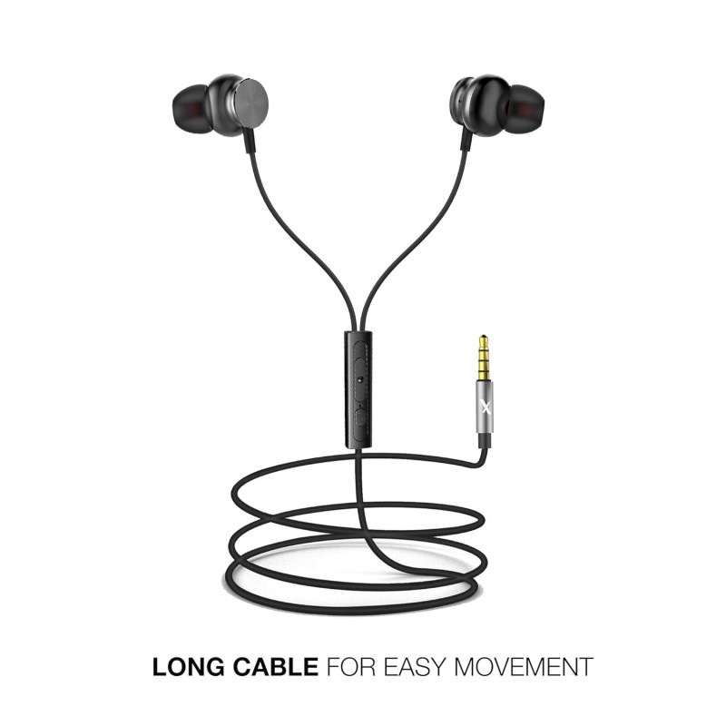Flix (Beetel) Tone 120 Wired in Ear Earphones with Mic (Black) Flix (Beetel) Tone 120 Wired in Ear Earphones with Mic (Black)