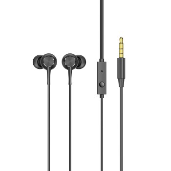 FLiX (Beetel) Tone 130 Wired Headset with in-Built Mic,10MM Powerful Driver for Hi-FI Sound Experience & Deep Bass,Support Voice Assistant(Google & Siri),Ergonomic Fit,1.2Meter Cable (Black)(XEP-E23)