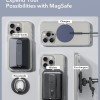ESR Magnetic Ring 360, Compatible with MagSafe Sticker, Universal Magnetic Kit for iPhone 16/15/14/13/12/11/X Series, Galaxy Samsung and More, 2 Pack, MagSafe Accessories, Black and Silver ESR Magnetic Ring 360, Compatible with MagSafe Sticker, Universal Magnetic Kit for iPhone 16/15/14/13/12/11/X Series, Galaxy Samsung and More, 2 Pack, MagSafe Accessories, Black and Silver