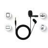 JBL Commercial CSLM20 Auxiliary Omnidirectional Lavalier Microphone, Earphone For calls, Video Conferences, And Monitoring, Black, Small JBL Commercial CSLM20 Auxiliary Omnidirectional Lavalier Microphone, Earphone For calls, Video Conferences, And Monitoring, Black, Small