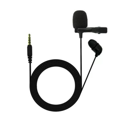 JBL Commercial CSLM20 Auxiliary Omnidirectional Lavalier Microphone, Earphone For calls, Video Conferences, And Monitoring, Black, Small JBL Commercial CSLM20 Auxiliary Omnidirectional Lavalier Microphone, Earphone For calls, Video Conferences, And Monitoring, Black, Small