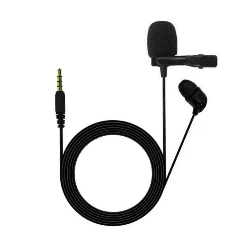 JBL Commercial CSLM20 Auxiliary Omnidirectional Lavalier Microphone, Earphone For calls, Video Conferences, And Monitoring, Black, Small JBL Commercial CSLM20 Auxiliary Omnidirectional Lavalier Microphone, Earphone For calls, Video Conferences, And Monitoring, Black, Small