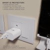 boAt 18W QC 3.0 with Fast Charge, Smart IC Protection, Auto Detection for Samsung, Xiaomi & Android Users with Type C to Type C Cable,White boAt 18W QC 3.0 with Fast Charge, Smart IC Protection, Auto Detection for Samsung, Xiaomi & Android Users with Type C to Type C Cable,White